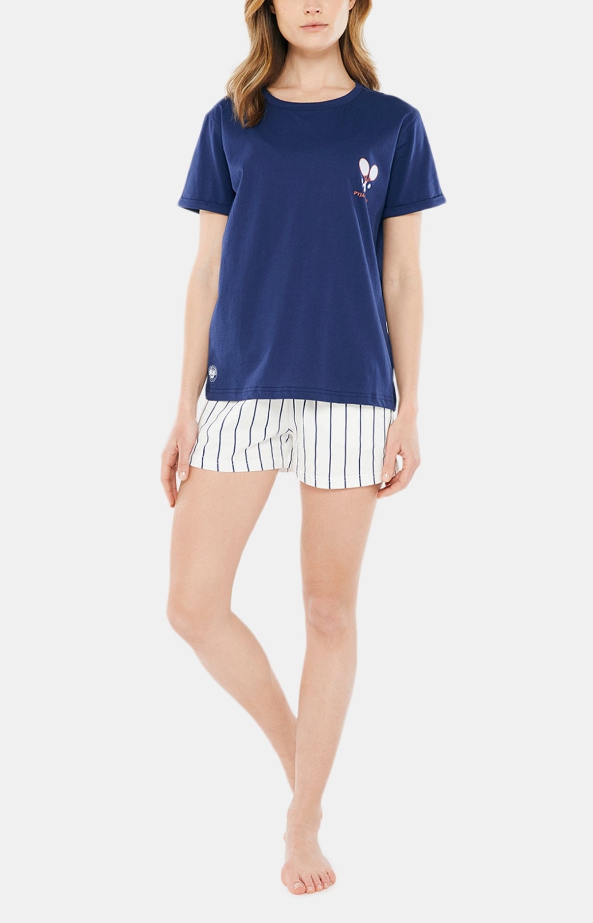 arthur-roland-garros-pyjashort-coton-cru image 6