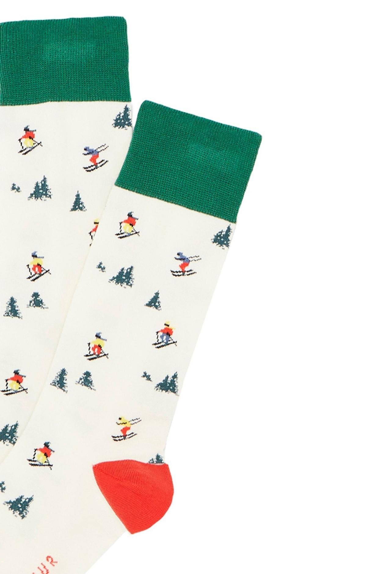 arthur-bob-skieurs-chaussettes-homme-ivoire-40-46 image 2
