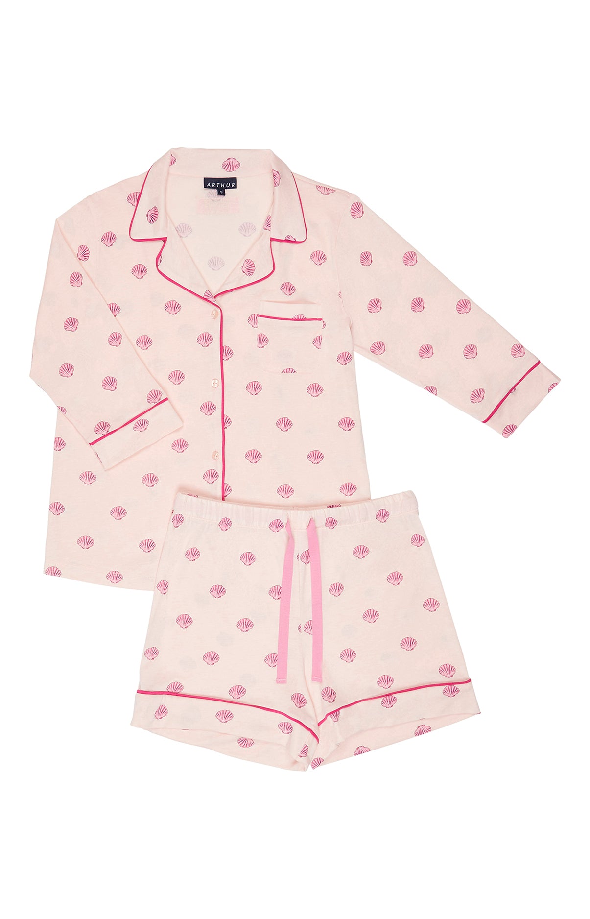 arthur-bob-pyjama-coquillage-ensemble-femme-poudre-lyocell image 3