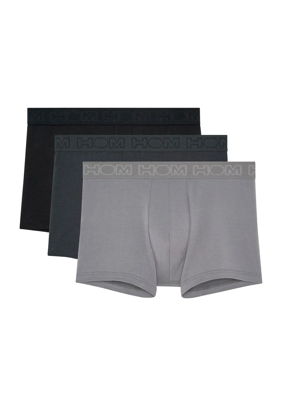 hom-armand-2-boxer-homme-lot-3-noir-gris-coton image 1