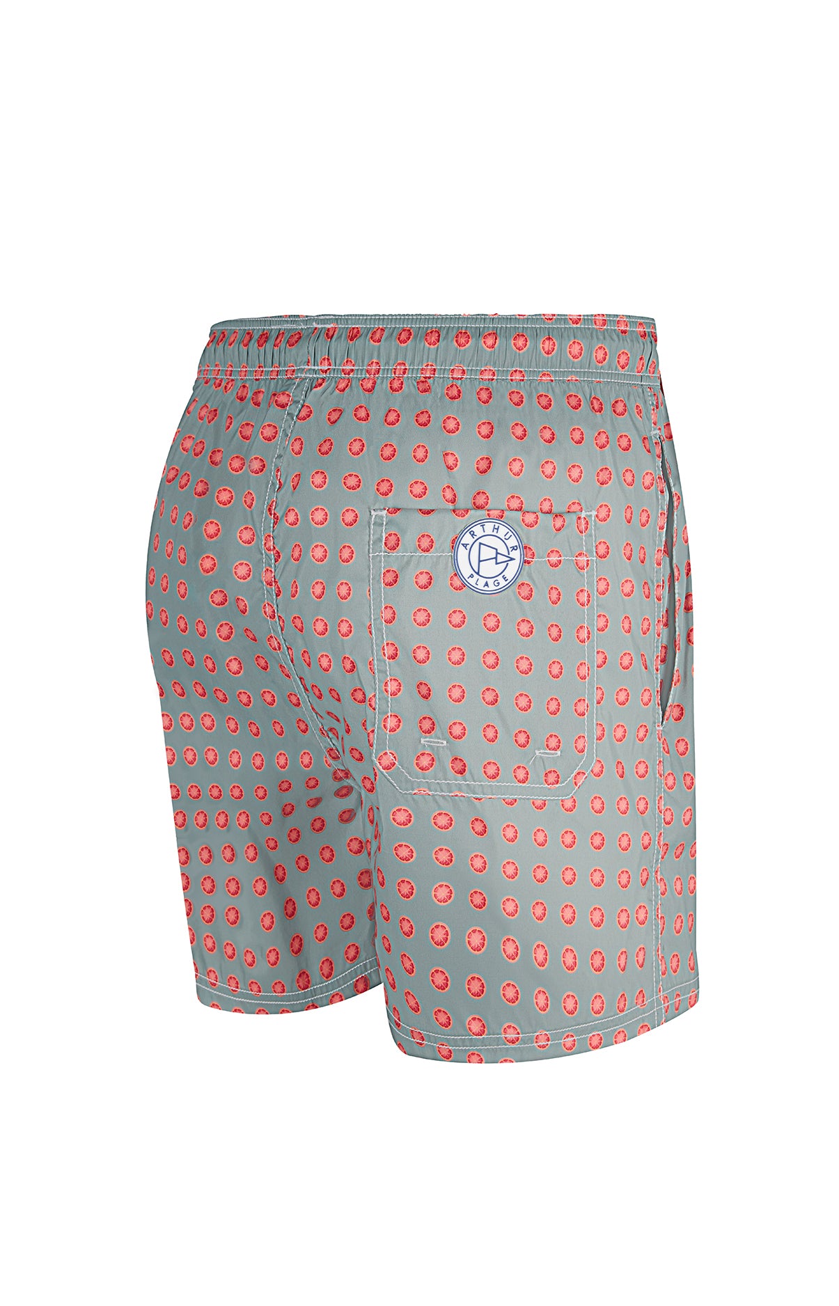arthur-bob-agrume-short-de-bain-homme-kaki-l image 5