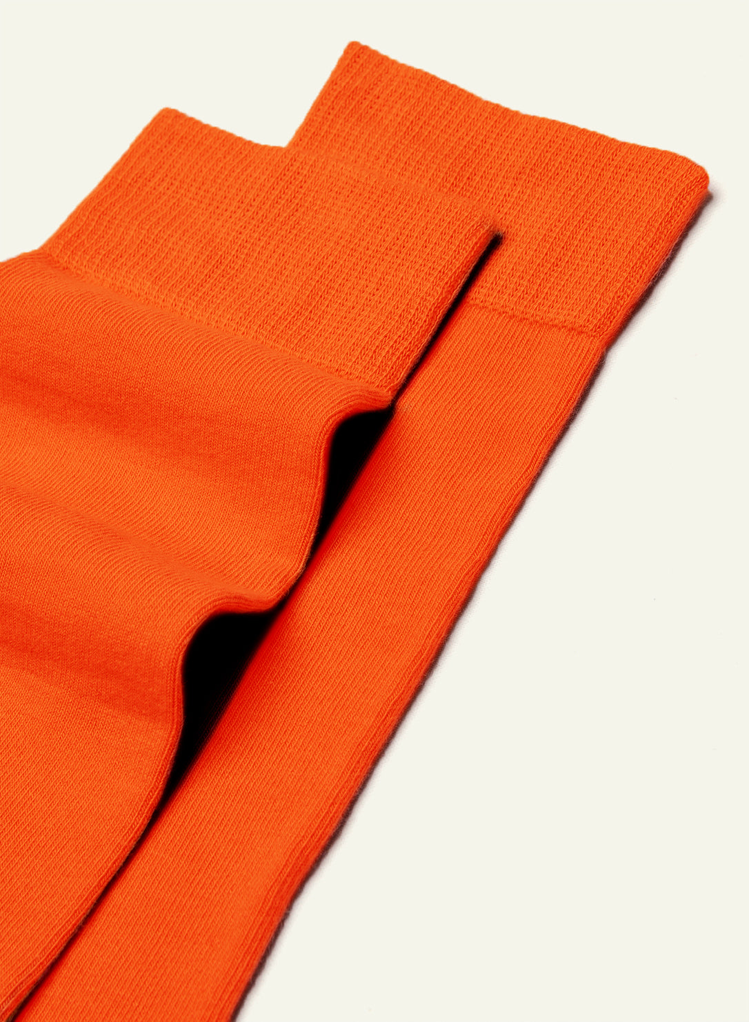 archiduchesse-de-ville-chaussettes-orange-citrouille-coton-mi-haute image 3