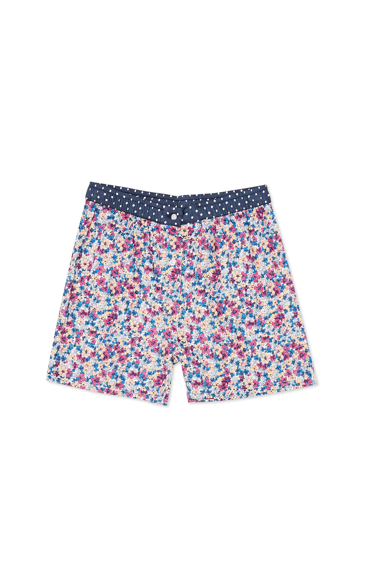 arthur-bob-short-fleur-violet-coton-bio-femme image 3