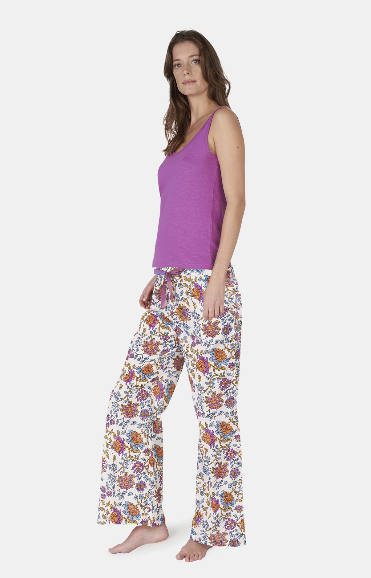 arthur-indie-bas-pyjama-femme-multicolore-m-voile-coton image 4