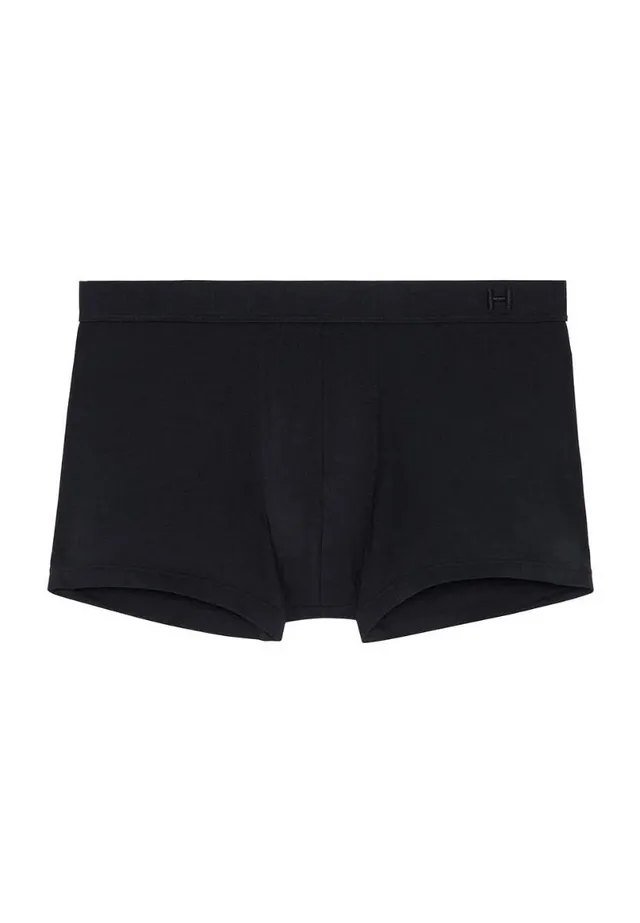 hom-supreme-cotton-boxer-long-homme-noir-supima-coton image 1