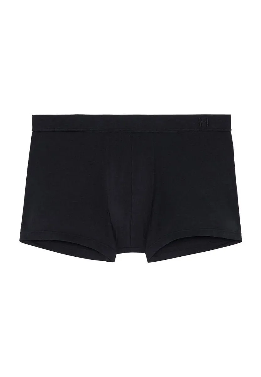 hom-supreme-cotton-boxer-long-homme-noir-supima-coton image 1