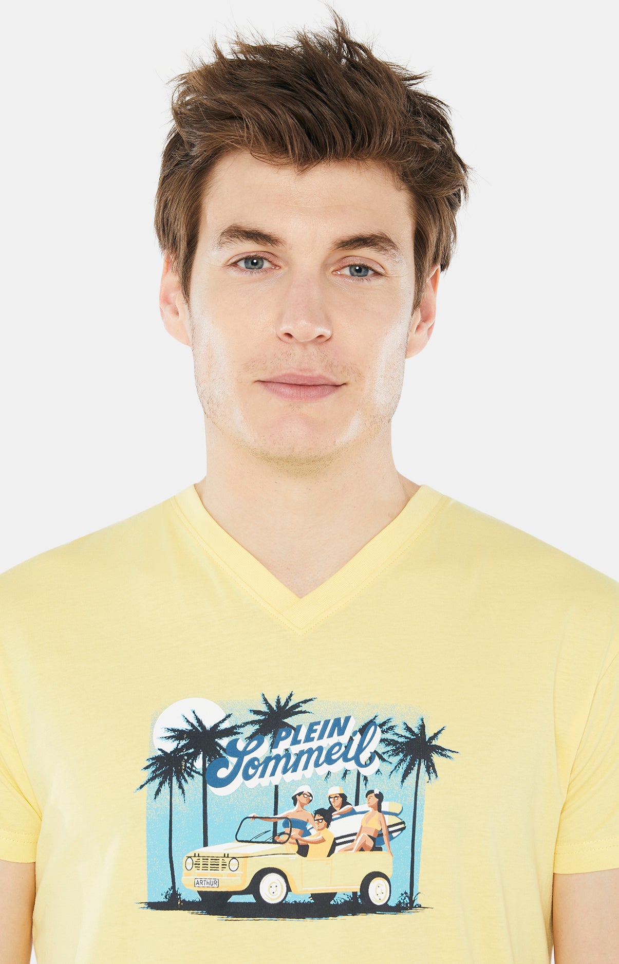 arthur-bob-plein-sommeil-pyjashort-coton-bleu image 2