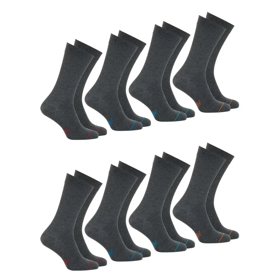 athena-ecopack-lot-8-mi-chaussettes-homme-39-42 image 1