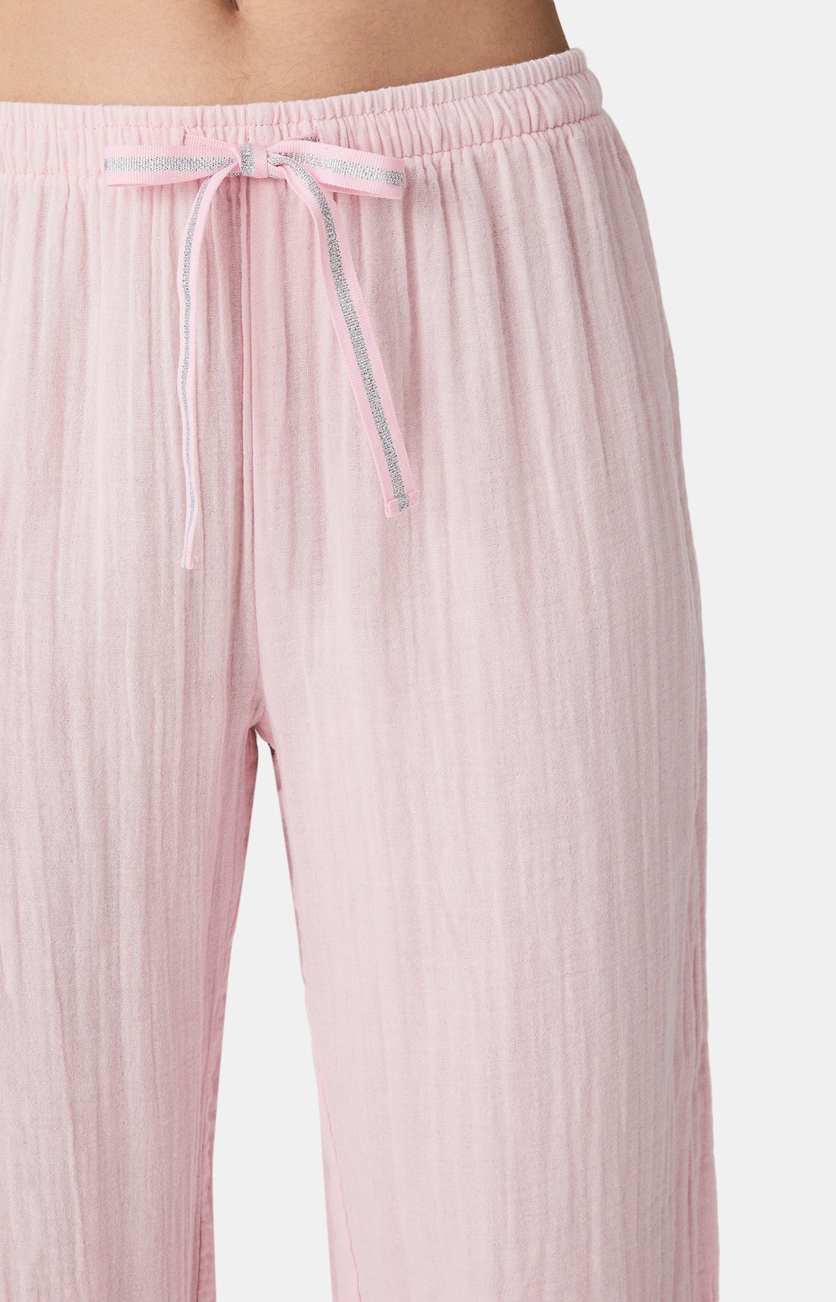 arthur-bob-blush-pyjama-gaze-de-coton-rose-manches-longues image 8