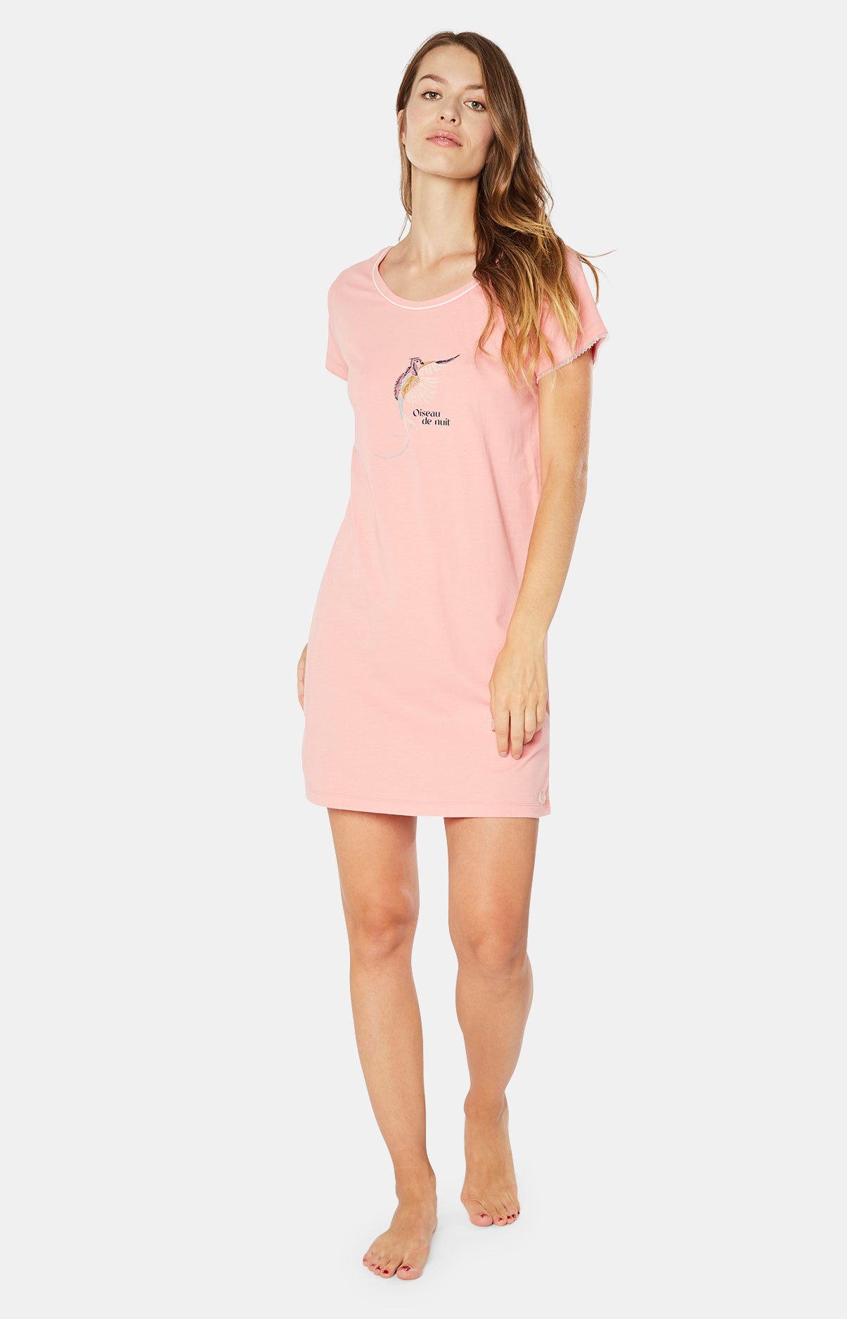 arthur-bob-chemise-de-nuit-birdie-fraise-coton-bio image 3