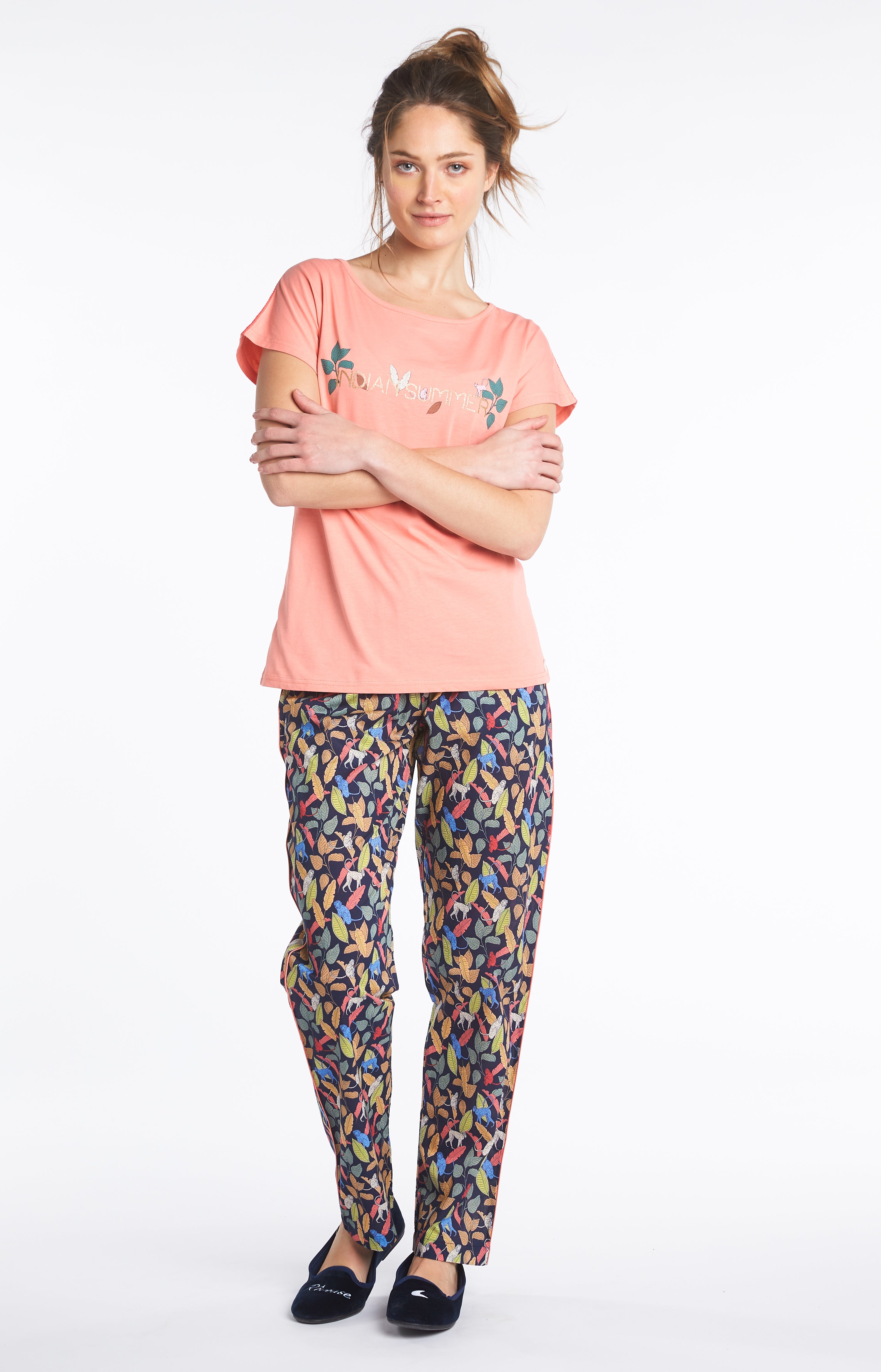arthur-bob-fraise-tee-shirt-femme-uni-fraise image 5