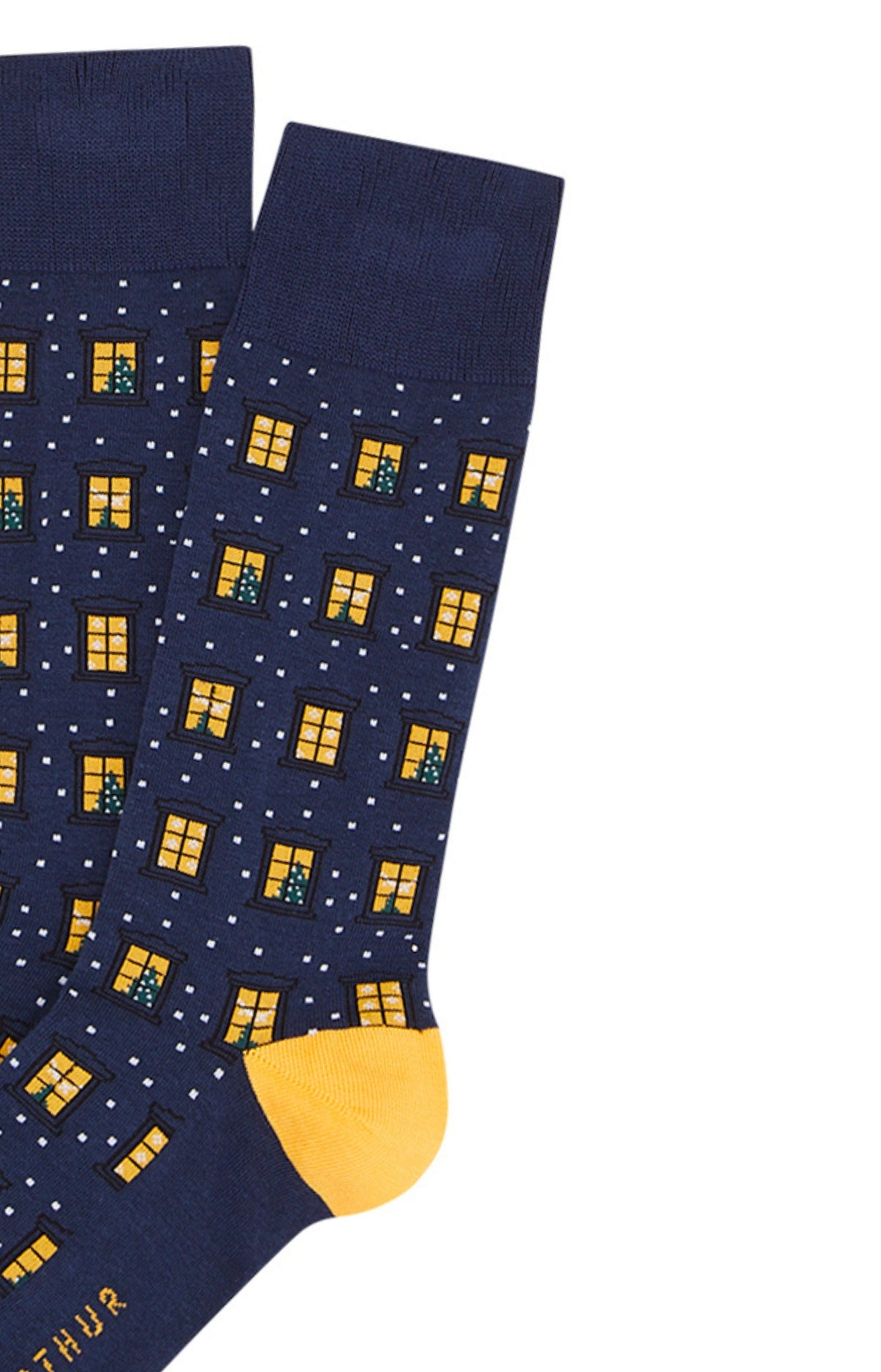 arthur-nuit-de-f-te-chaussettes-homme-marine-40-46 image 2