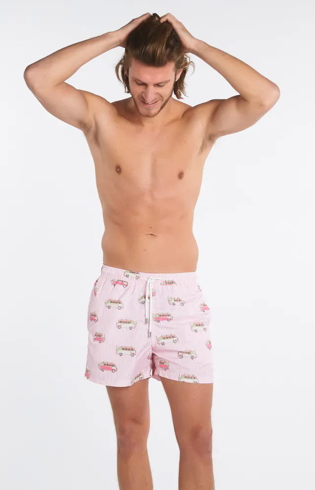 arthur-bob-van-short-de-bain-recycl-rose image 1