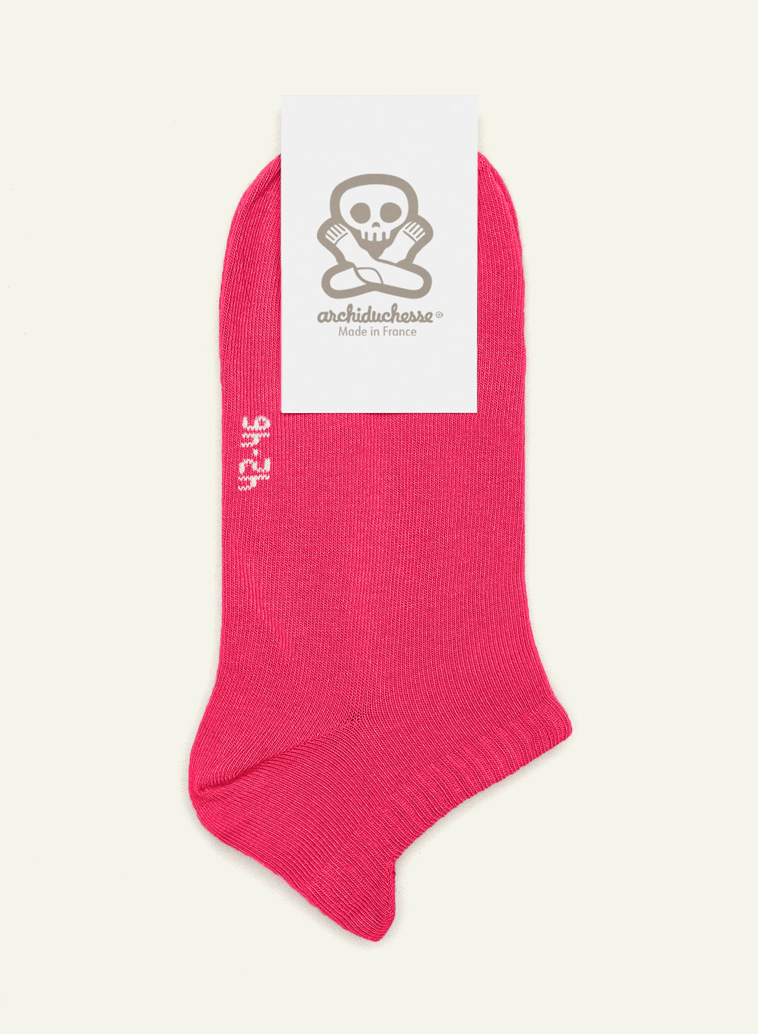 archiduchesse-socquette-rose-framboise-socquettes-rose-coton image 4