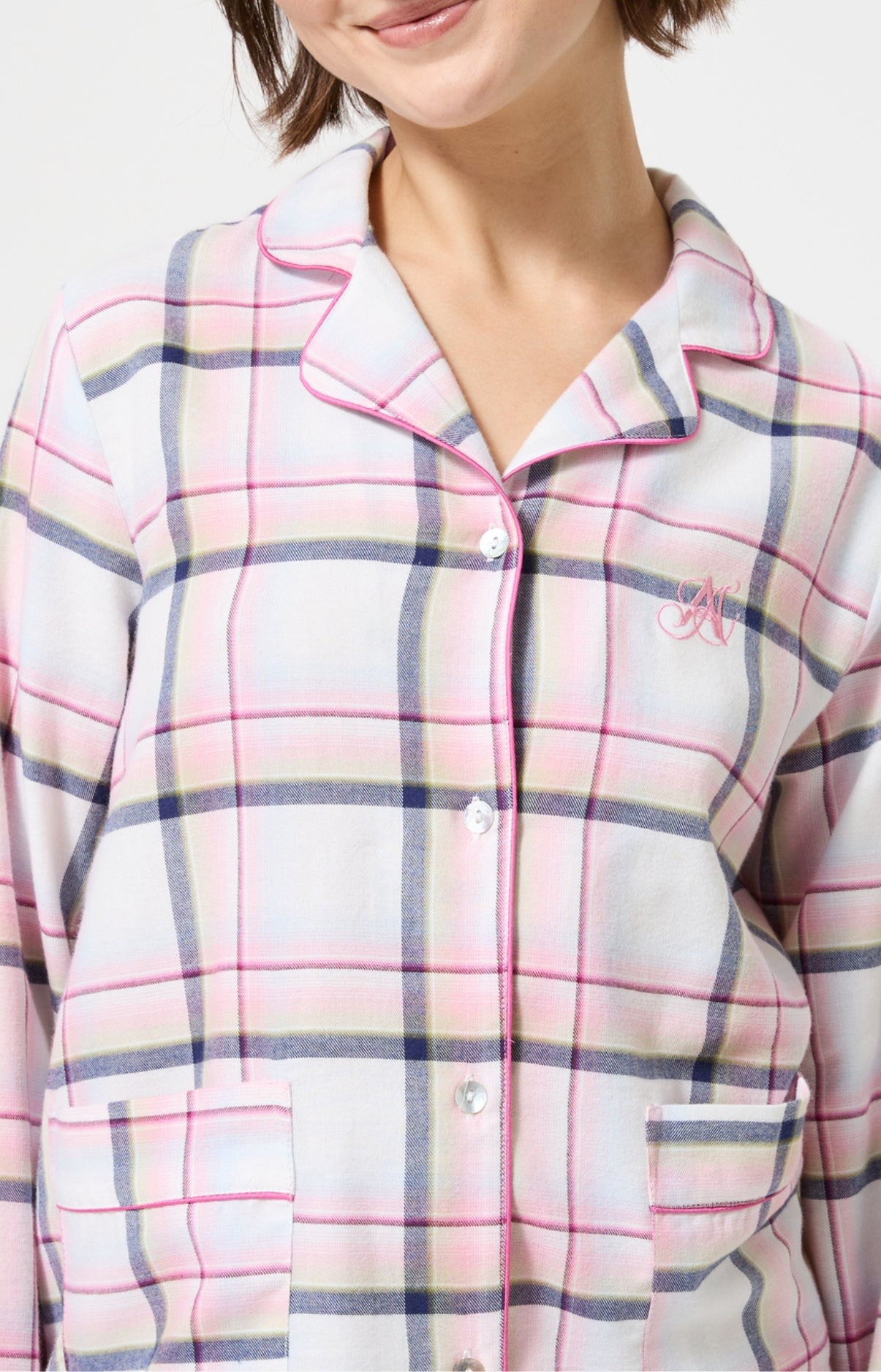 arthur-bob-pyjama-lola-rose-flanelle-coton-boutonn-femme image 2