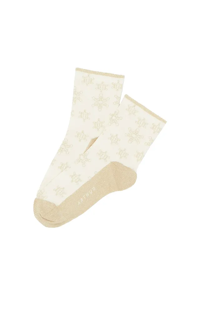 arthur-bob-flocon-chaussettes-ivoire-coton-36-40 image 1