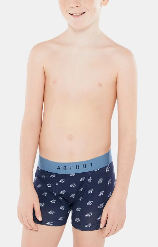 arthur-bob-2cv-boxer-enfant-marine-coton-bio image 1