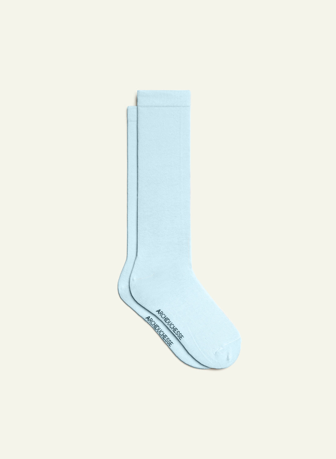 archiduchesse-de-ville-bleu-guimauve-chaussettes-coton image 2