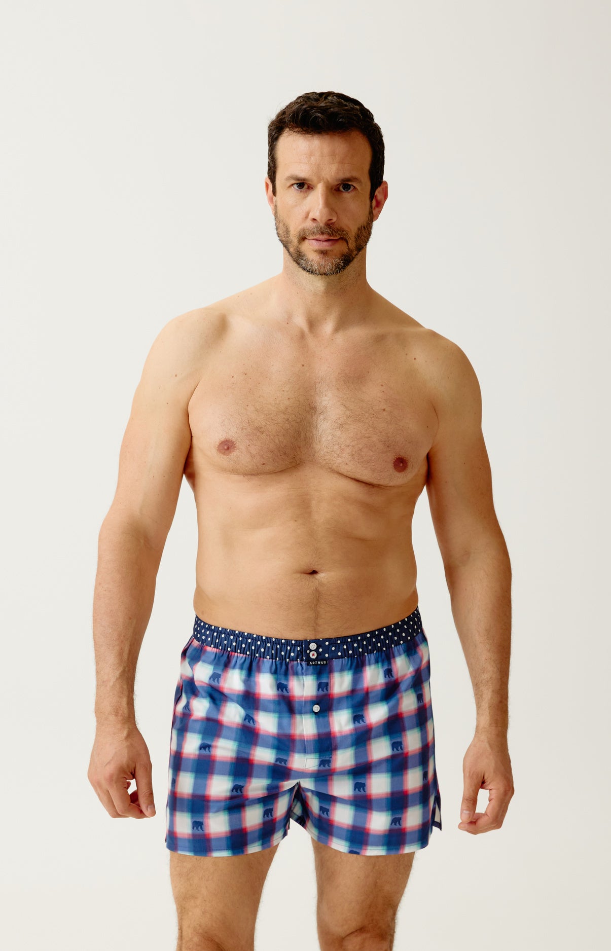 arthur-le-club-1178-cale-on-multicolore-coton-bio image 2