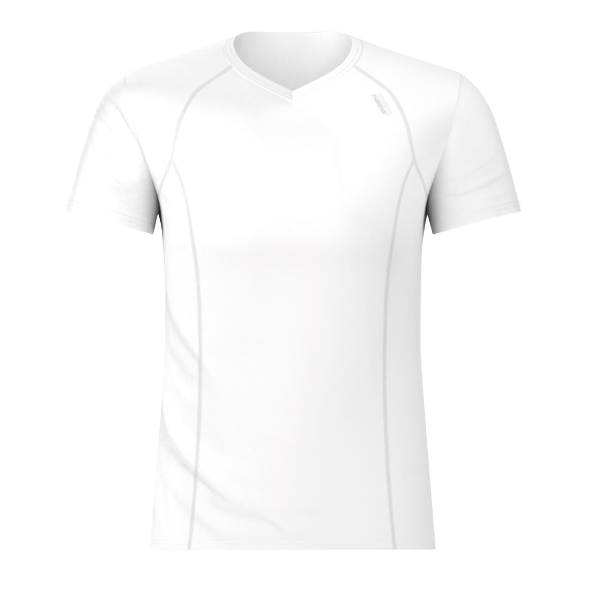 athena-thermik-t-shirt-homme-col-v-blanc-coton-stretch image 5
