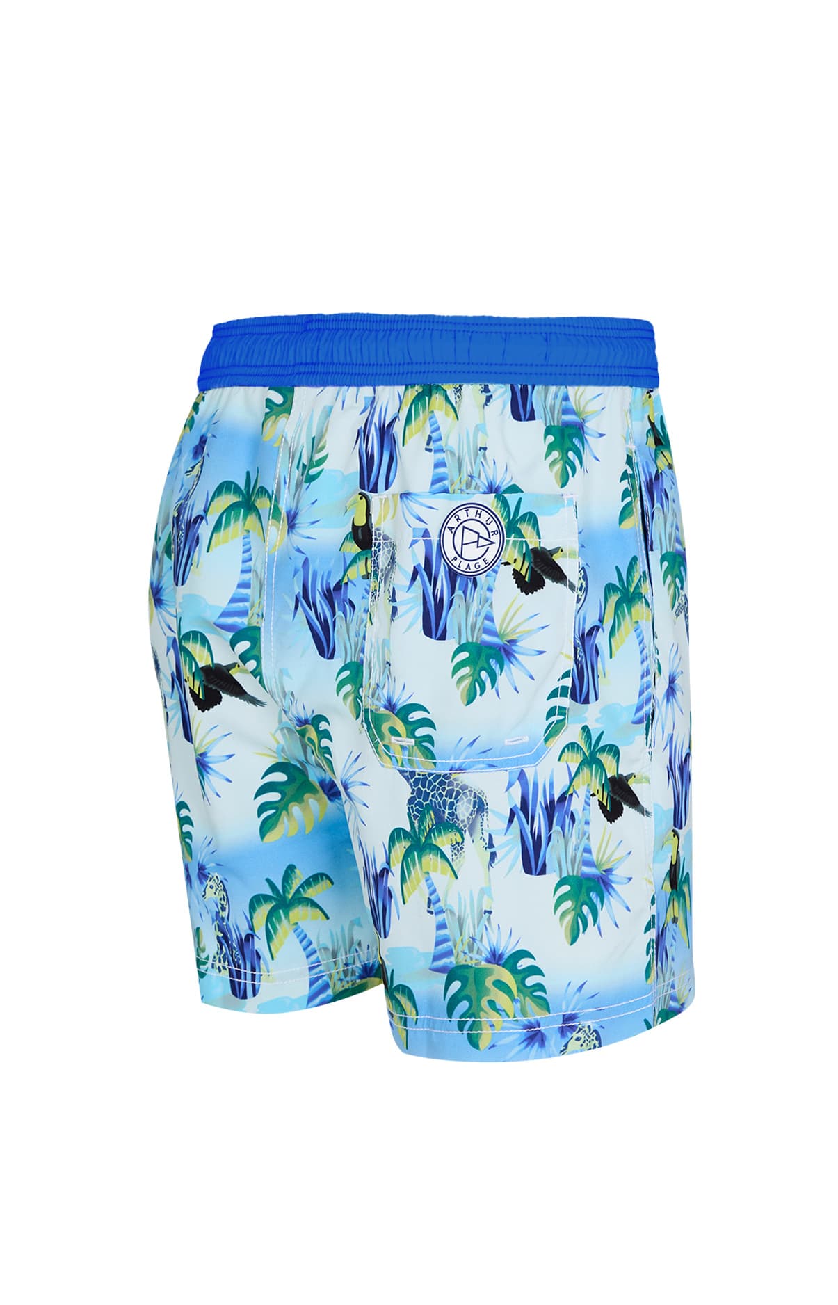 arthur-bob-oasif-short-de-bain-homme-bleu-m-recycl image 7