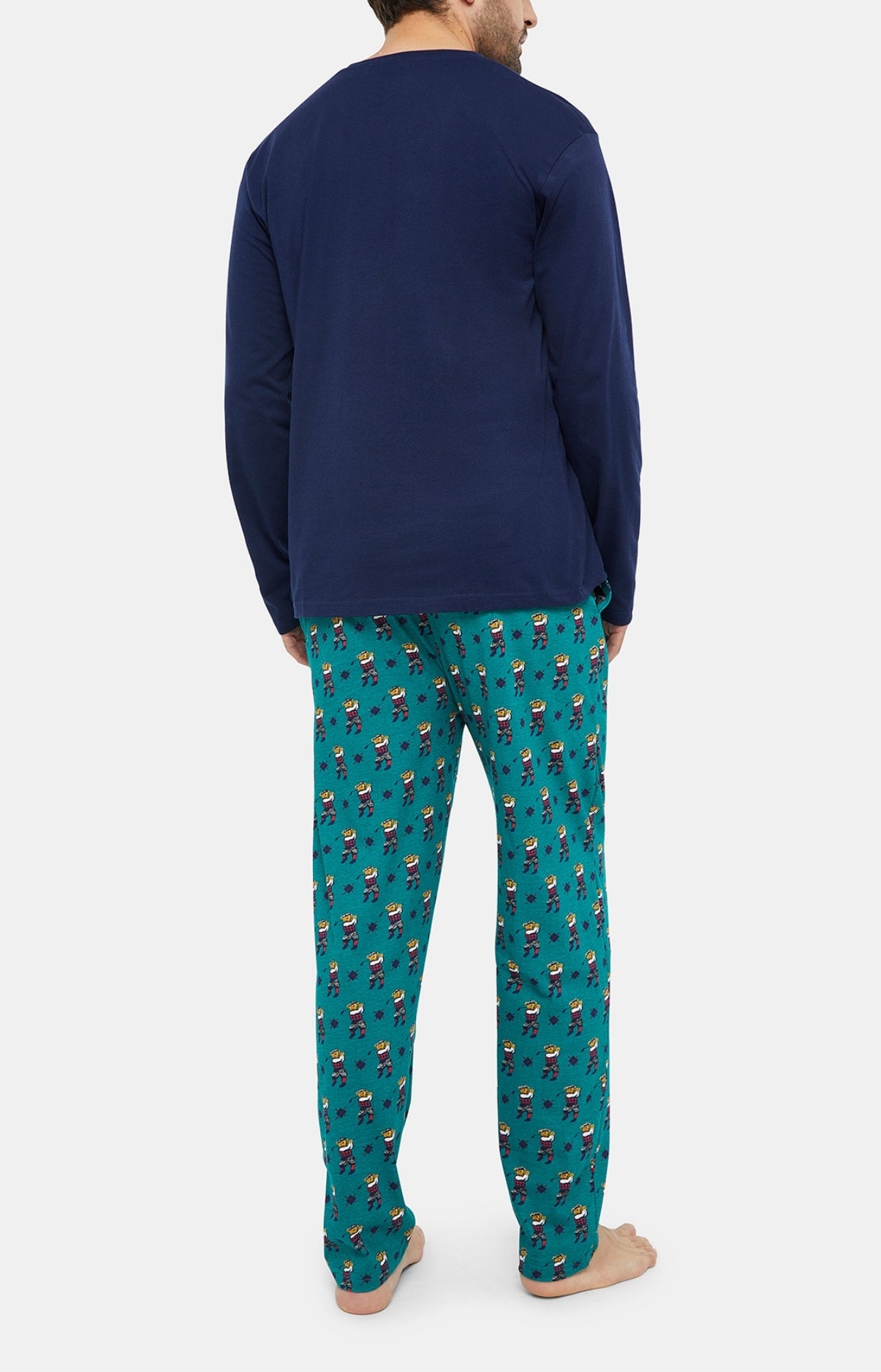 arthur-bob-green-champion-pyjama-long-sapin-l-coton image 4