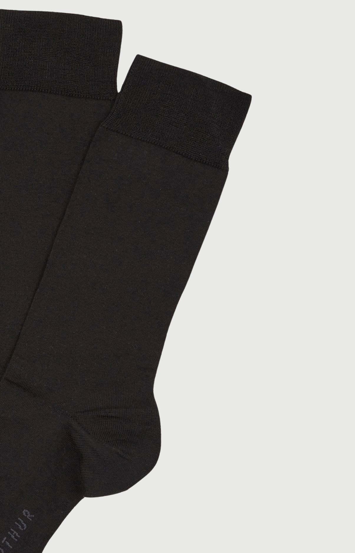 arthur-bob-noir-chaussettes-homme-coton-bio image 2