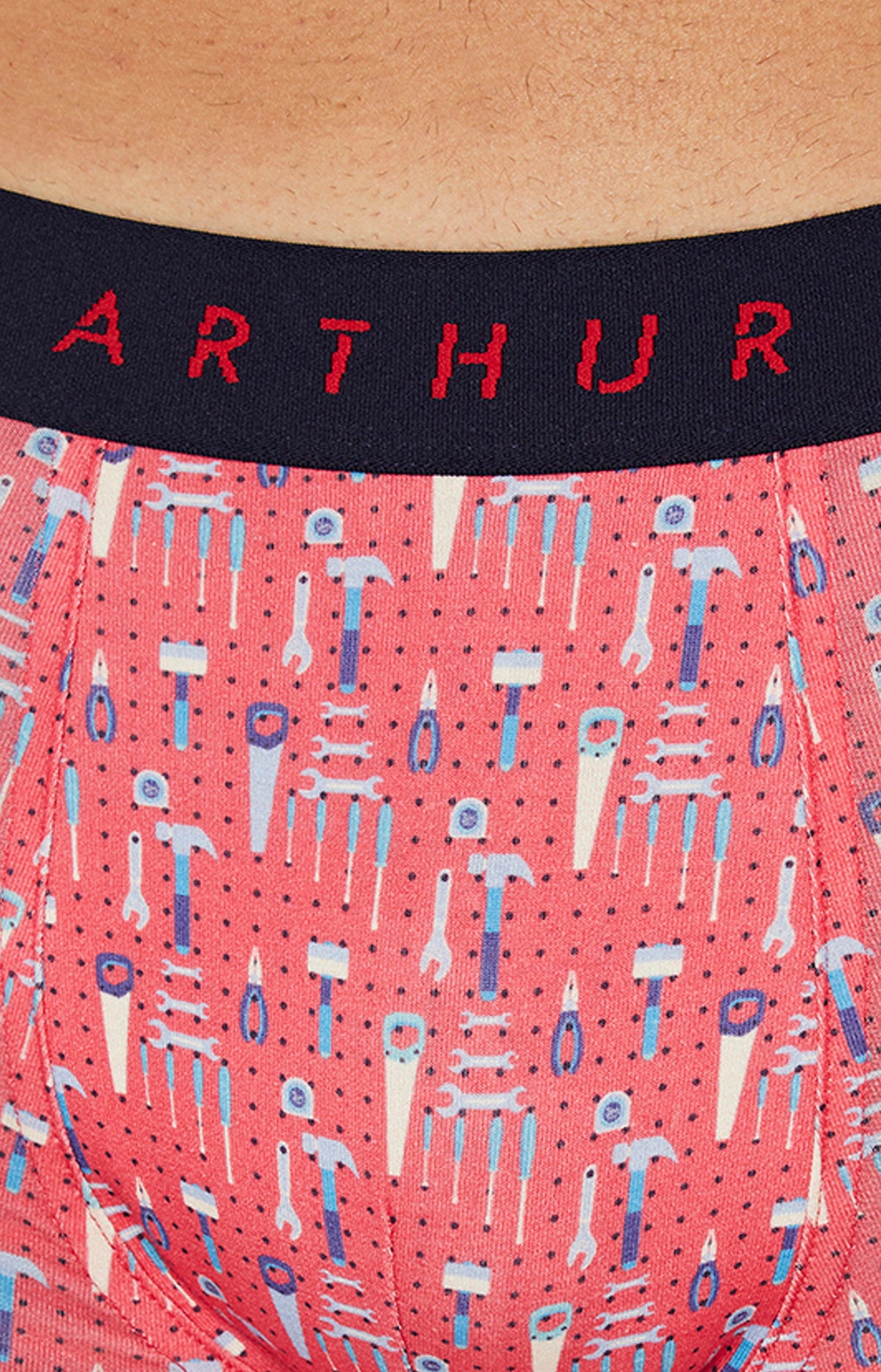 arthur-bob-bricolage-boxer-homme-rouge-coton-bio image 4