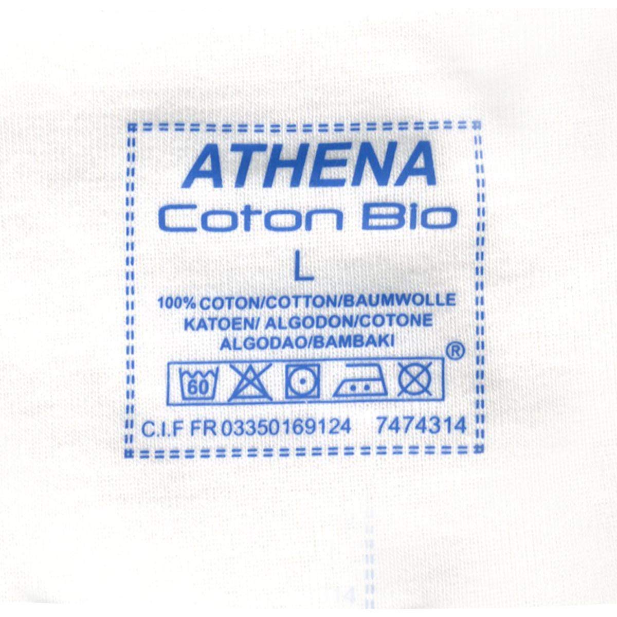 athena-easy-bio-lot-2-t-shirts-homme-col-v-blanc-taille-m image 6