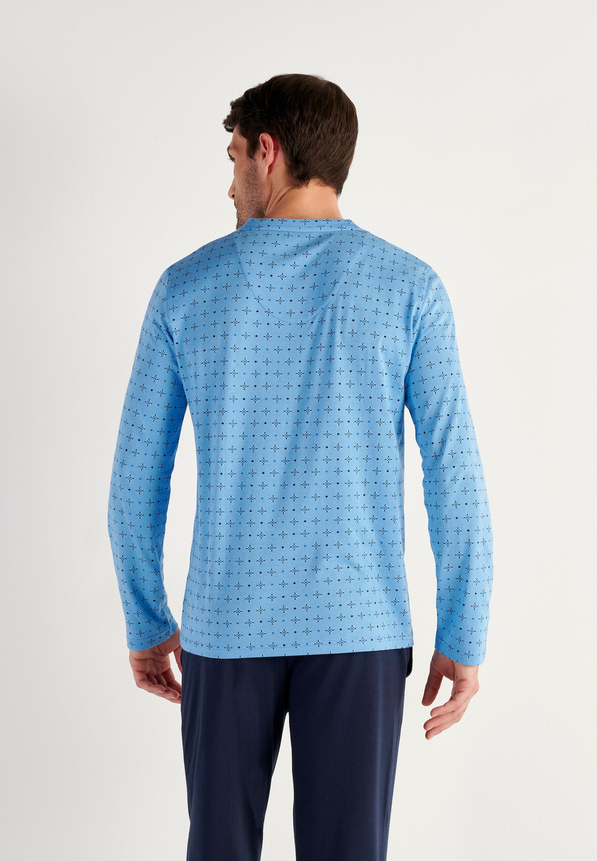 hom-modal-comfort-alan-403207-pyjama-long-homme-bleu image 3