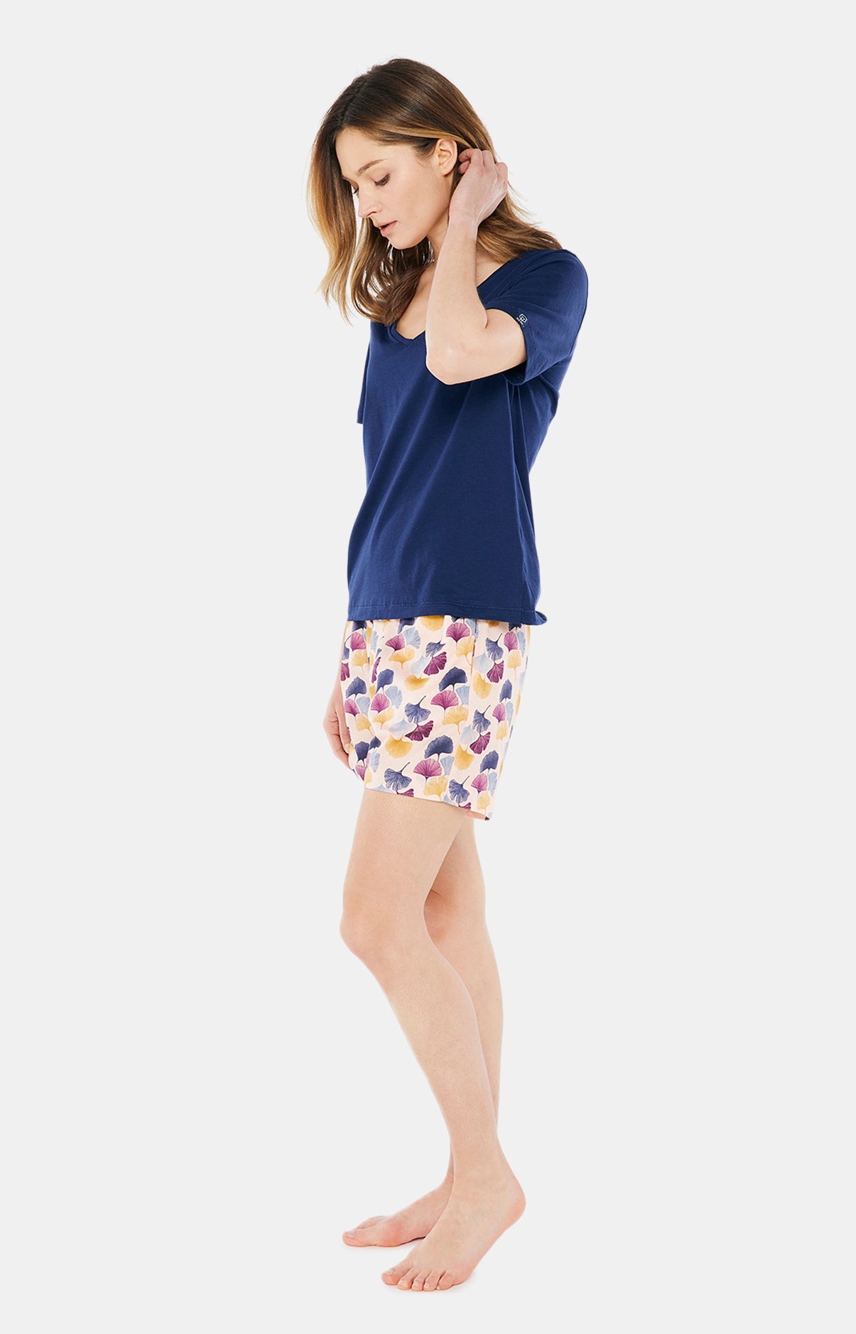 arthur-bob-tee-shirt-coton-pima-marine-classique image 6