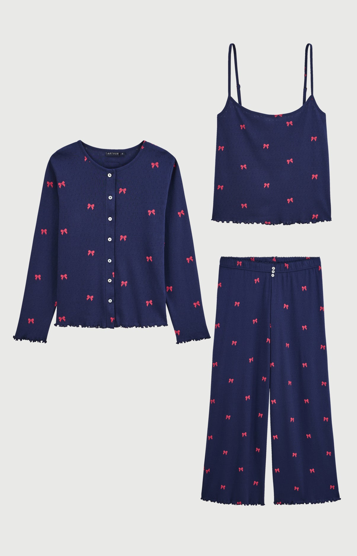 arthur-bob-rosie-set-pyjama-femme-marine-pointelle-bio image 3