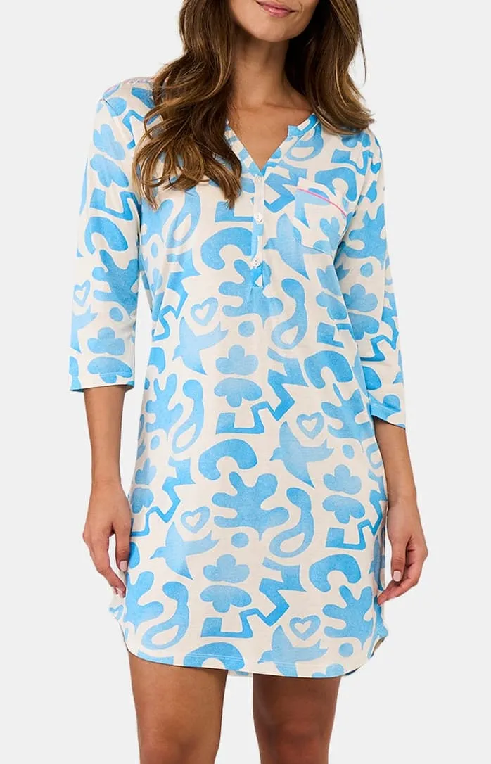arthur-matis-liquette-lyocell-coton-femme-bleu image 1