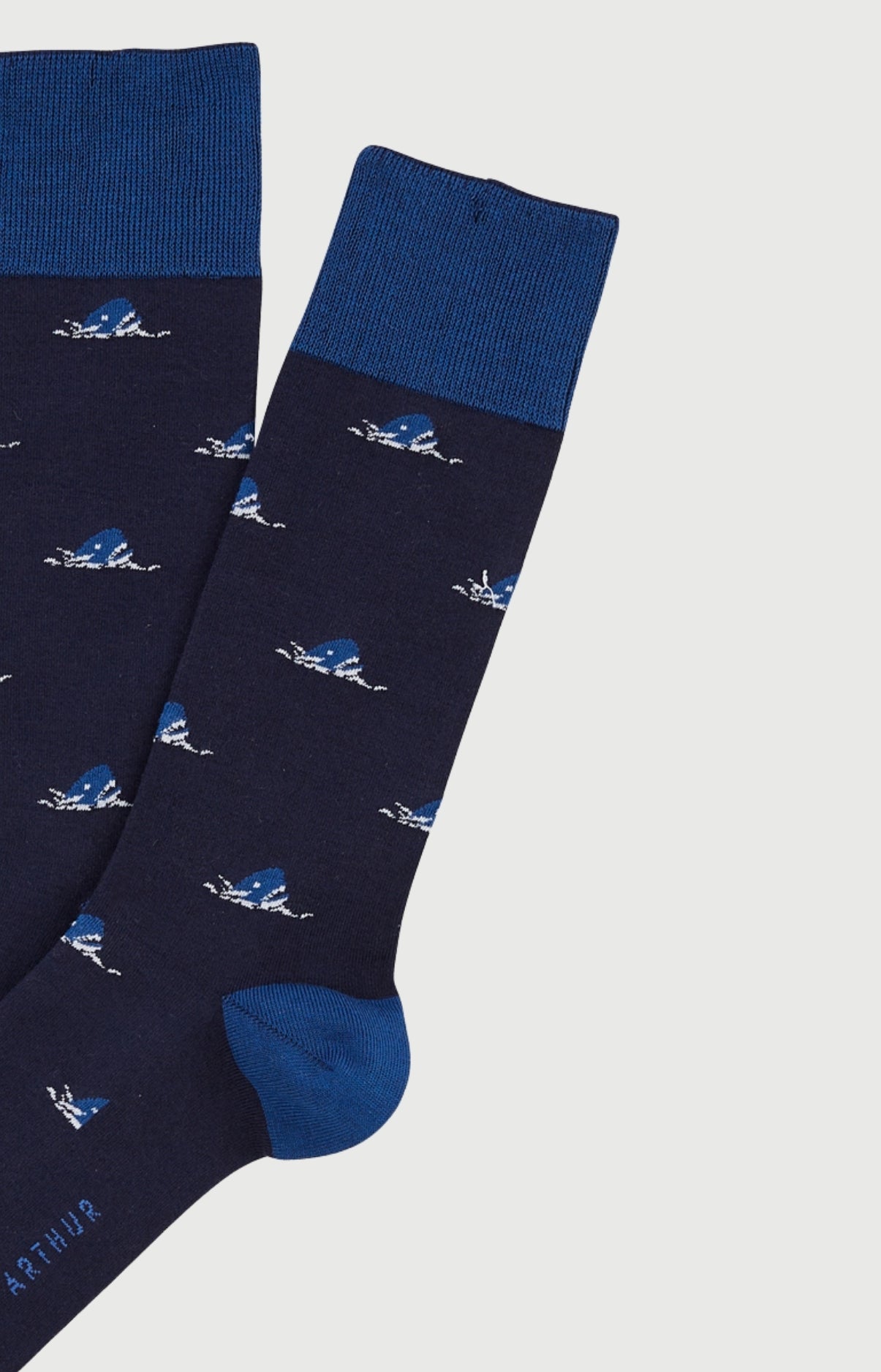 arthur-bob-les-dents-de-l-amour-chaussettes-homme-marine image 2