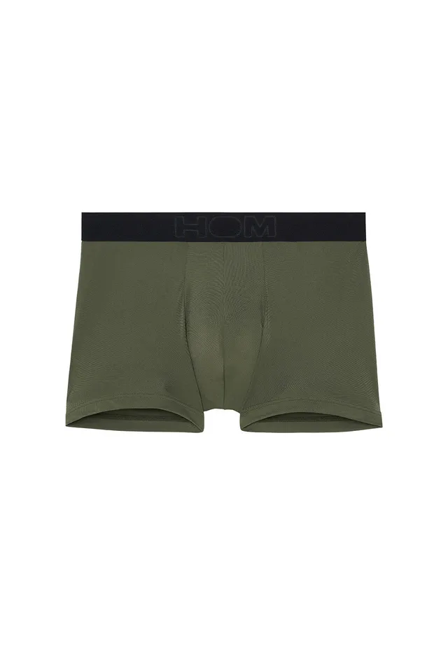 hom-supersoft-boxer-kaki-microfibre-soutien-discret image 1