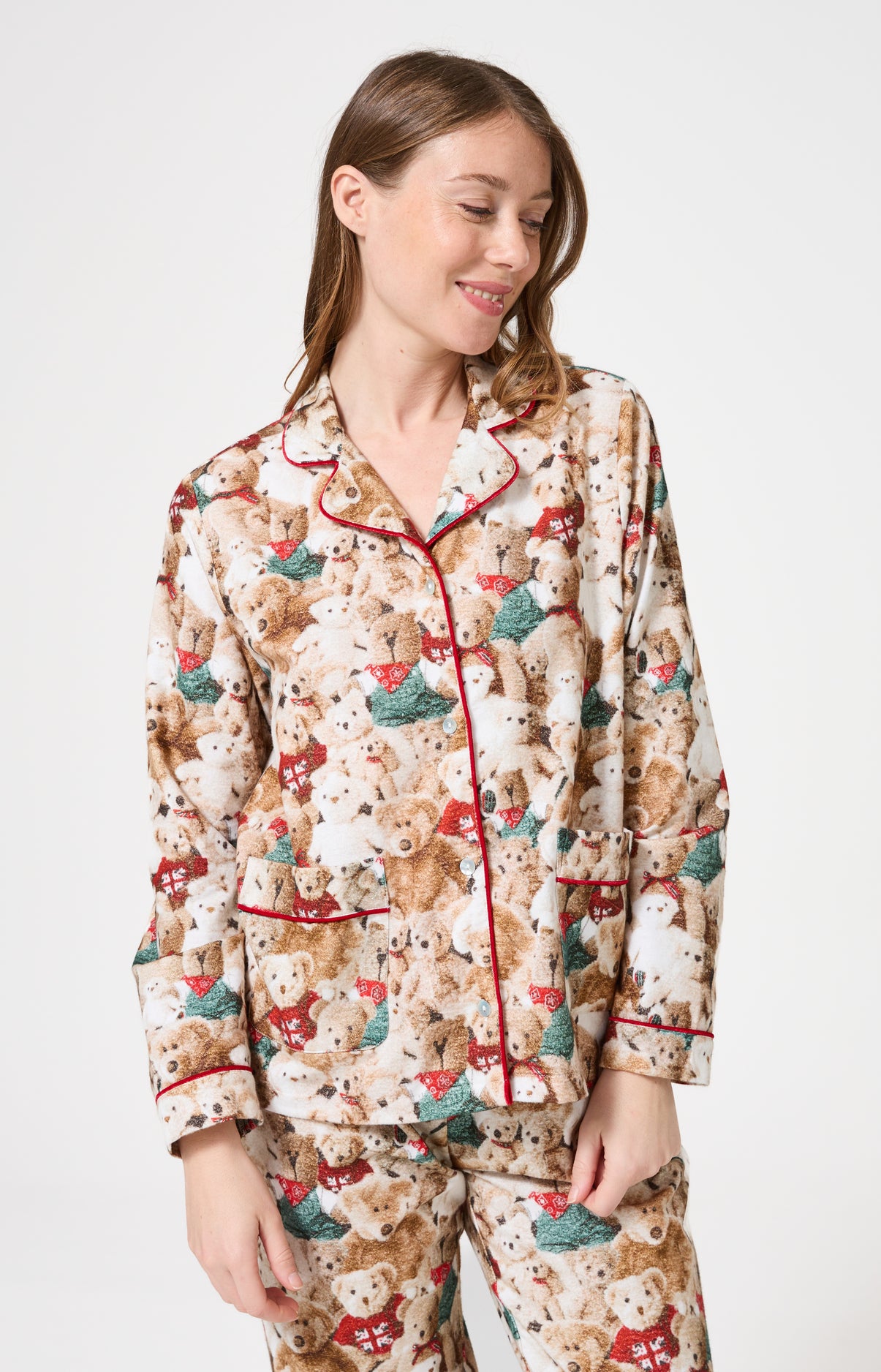 arthur-bob-pyjama-boutonn-madame-teddy-brun-femme image 2