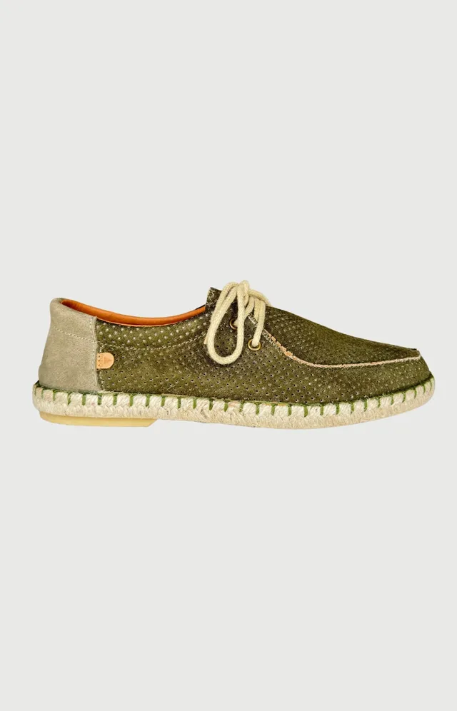 arthur-bob-truman-mocassins-kaki-homme-jute-cuir image 1