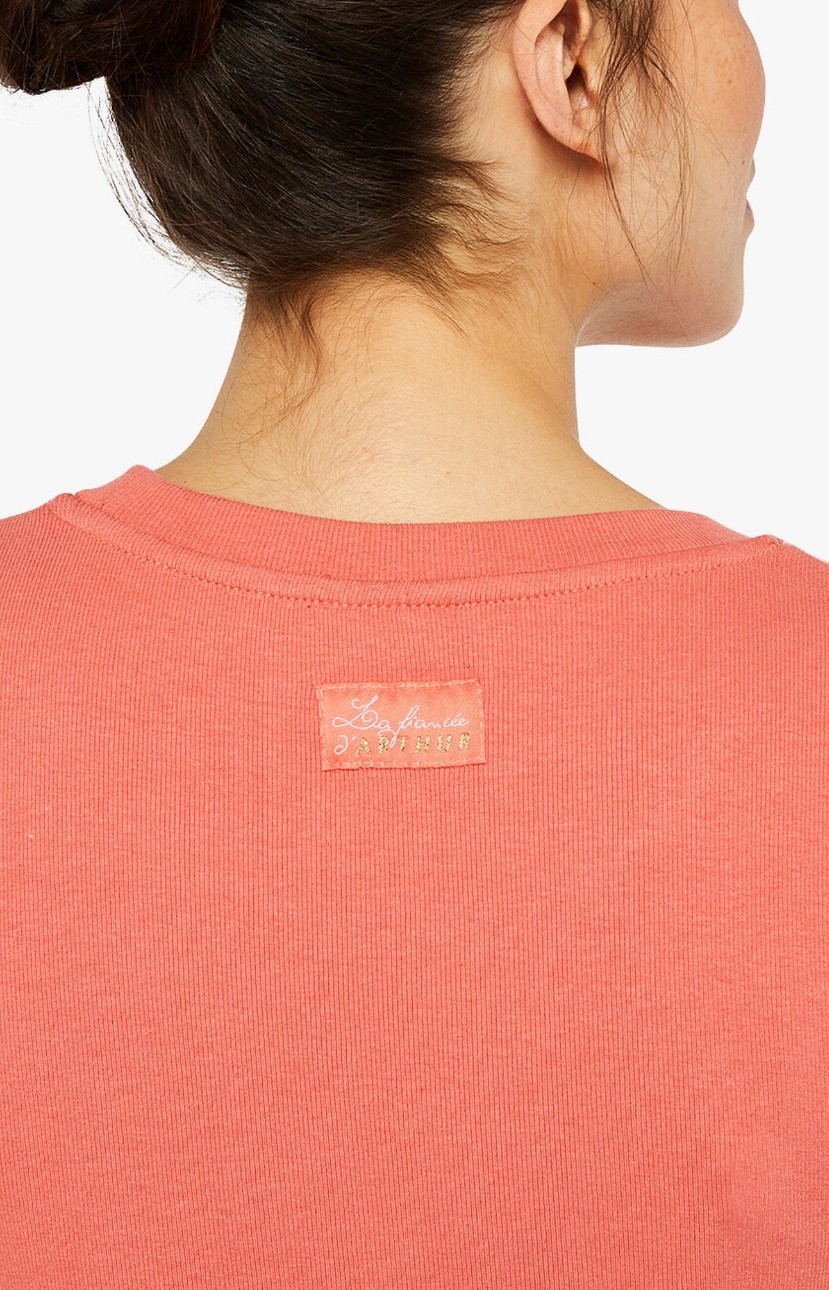 arthur-bob-tee-shirt-corail-haut-pyjama-femme-modal image 6
