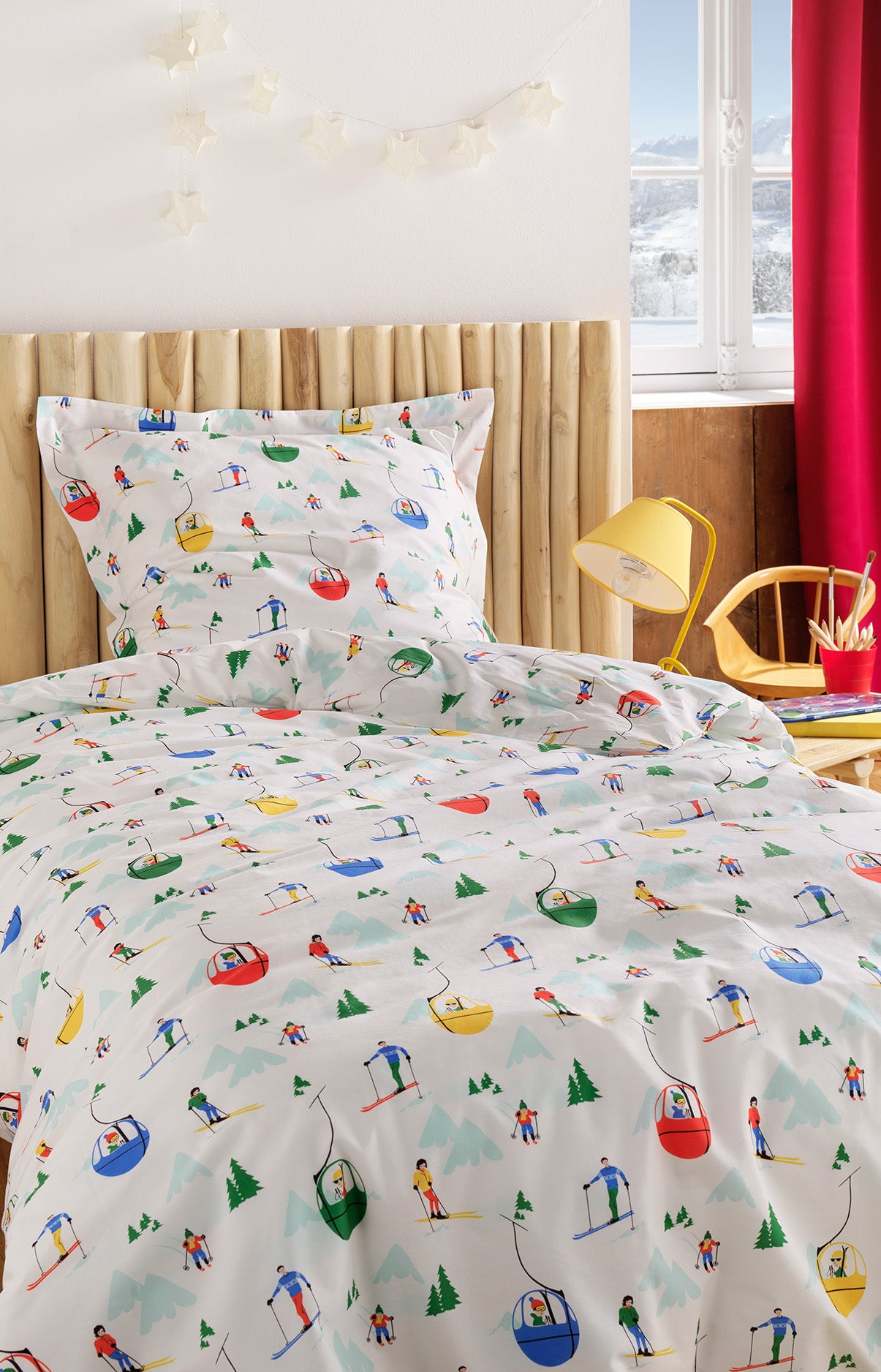 arthur-bob-parure-de-lit-enfant-mont-pyjama-140x200-blanc image 1