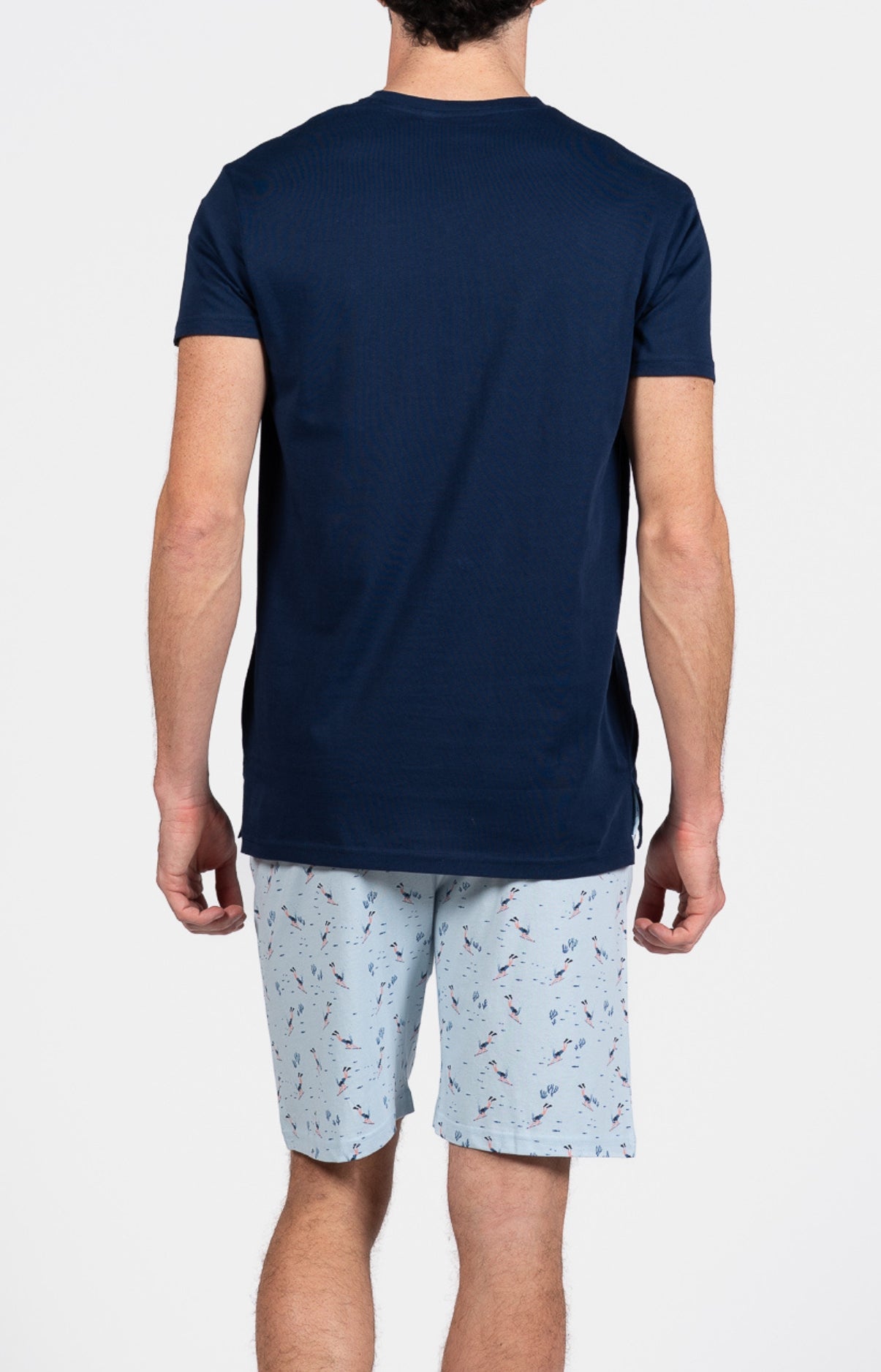 arthur-bob-plongeur-azur-pyjashort-homme-azur image 6