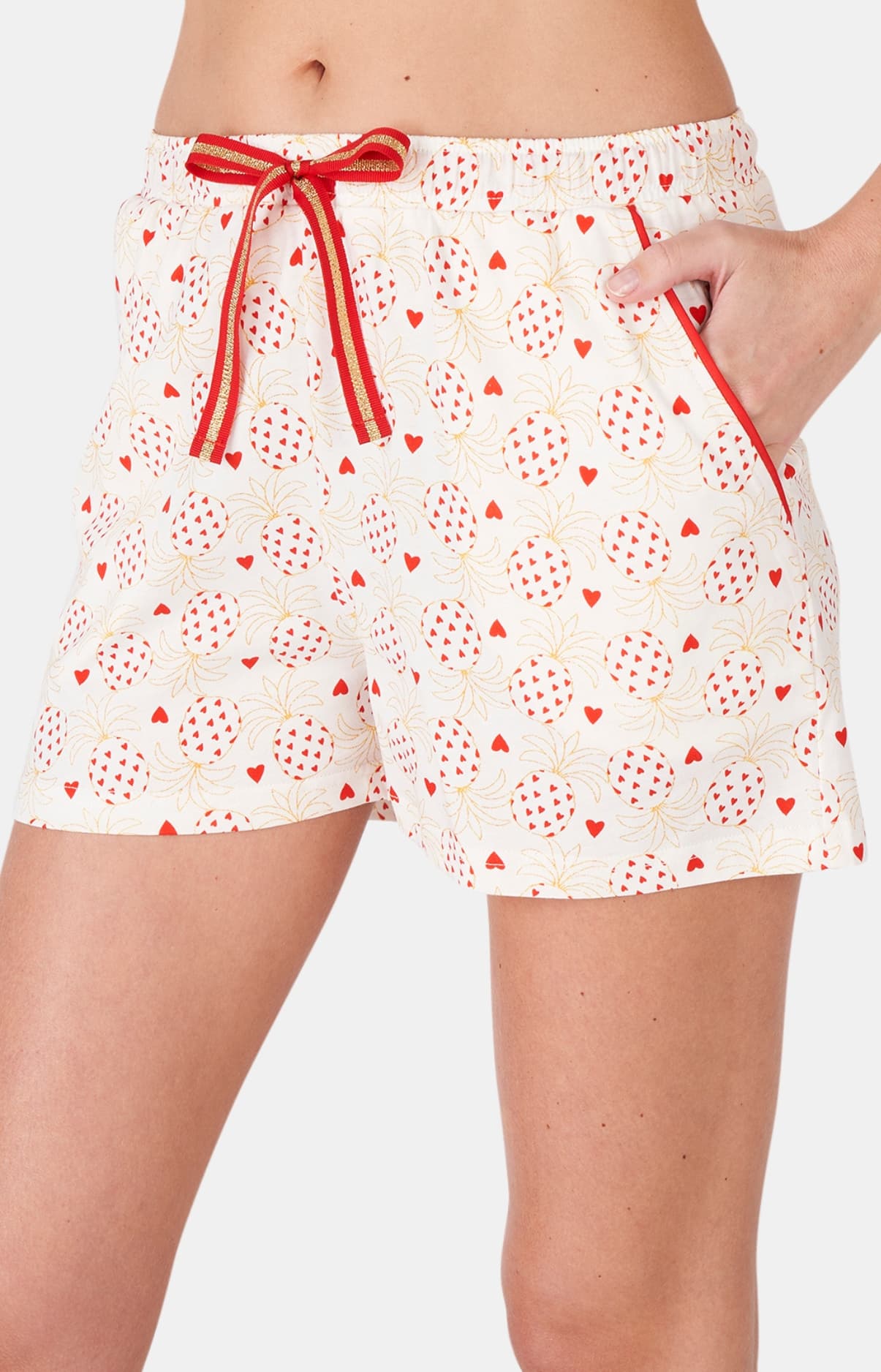 arthur-bob-fruit-d-fendu-pyjashort-femme-blanc-coton-bio image 6