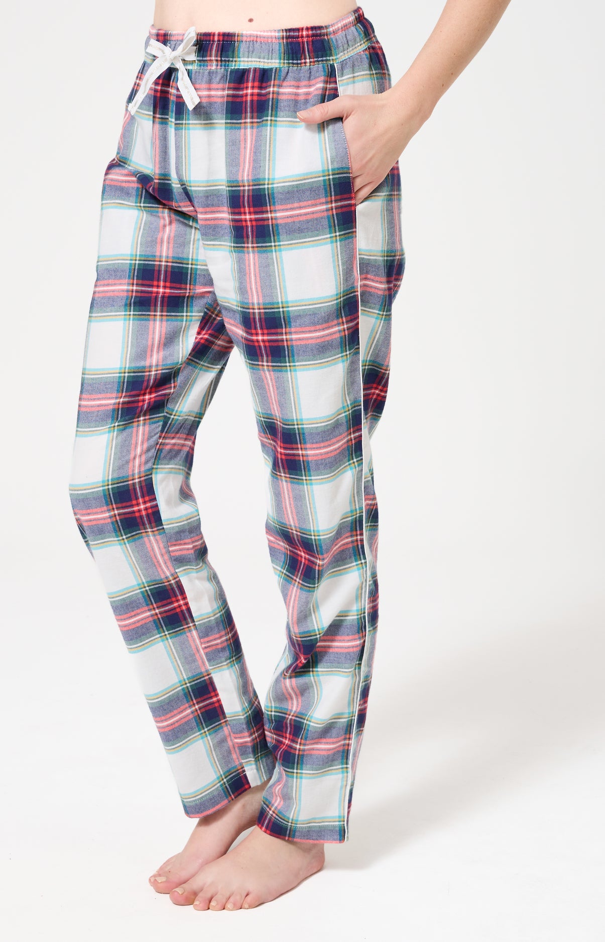 arthur-bob-logan-pantalon-pyjama-flanelle-blanc-pilou image 4