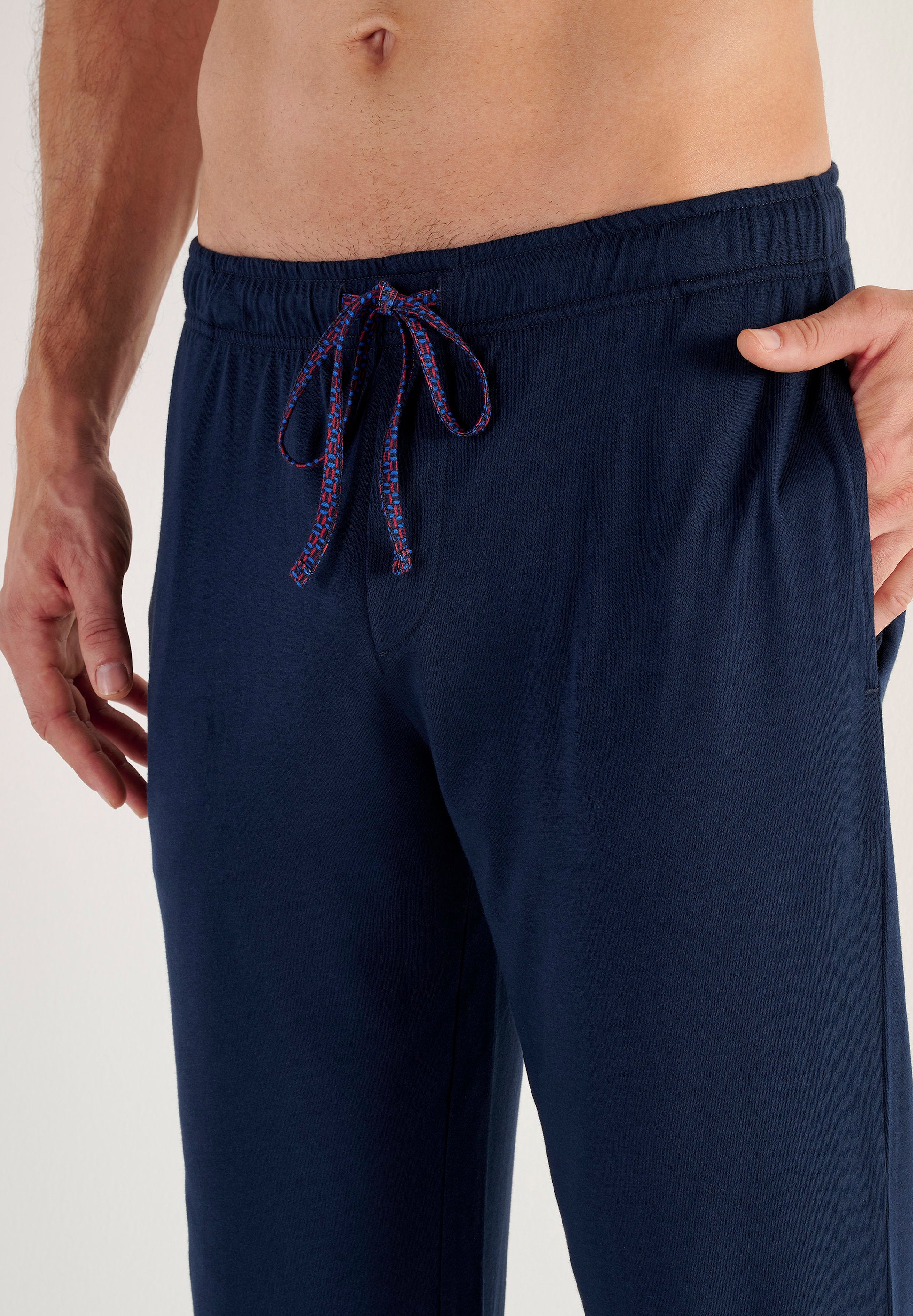 hom-fats-pyjama-long-navy-print-coton-modal image 7