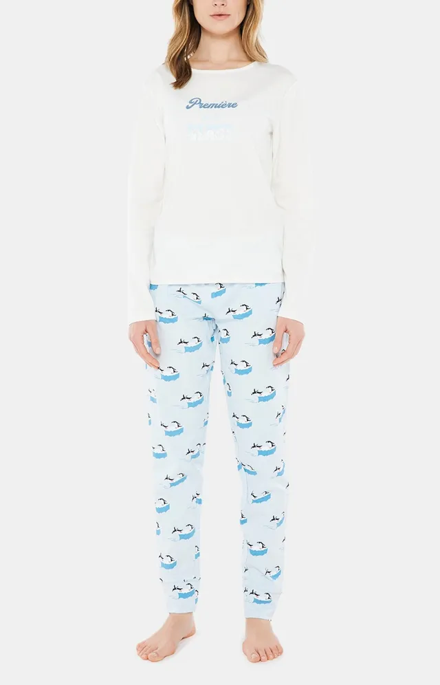 arthur-bob-iceberg-pyjama-femme-glace-coton-bio image 1