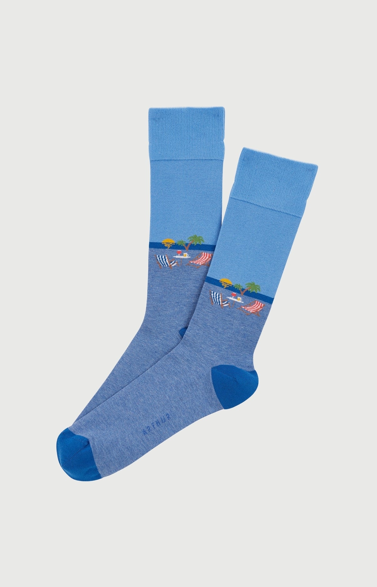 arthur-transat-chaussettes-coton-homme-bleu-40-46 image 1