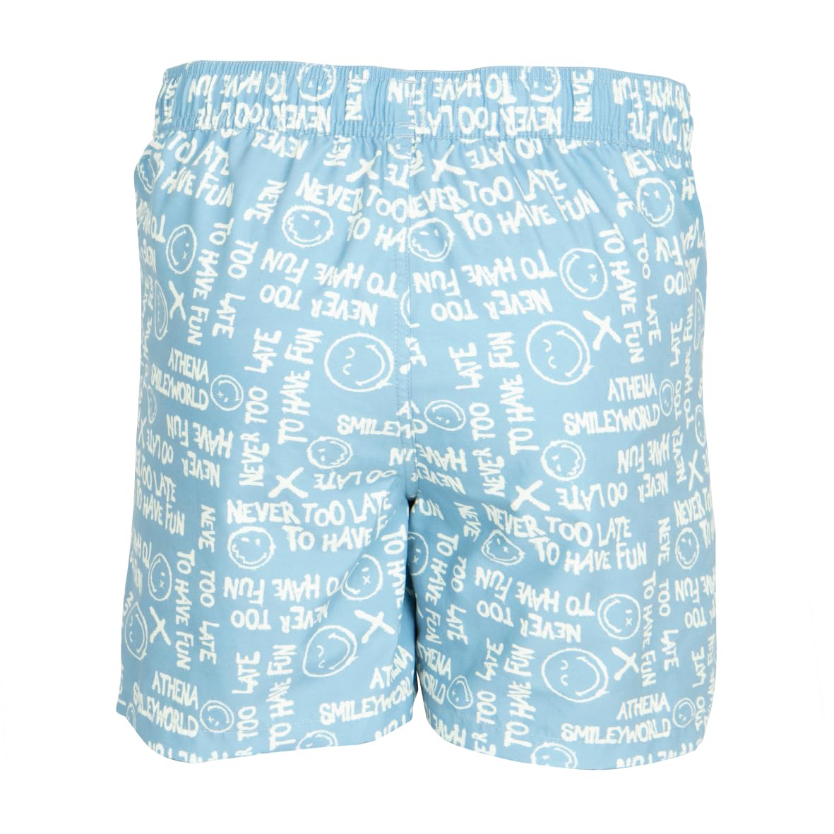 athena-graphic-smileyworld-bermuda-bain-homme-l-bleu-jean image 3