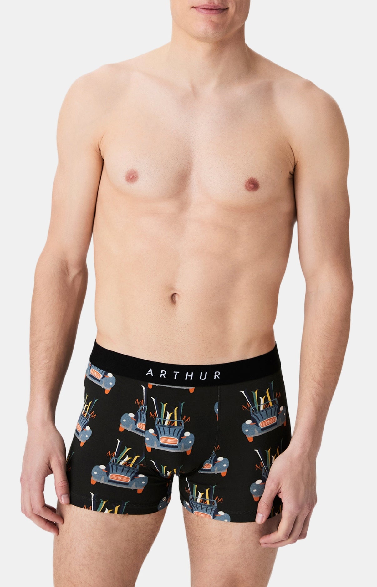 arthur-bob-ski-you-later-boxer-coton-bio-noir-homme image 4