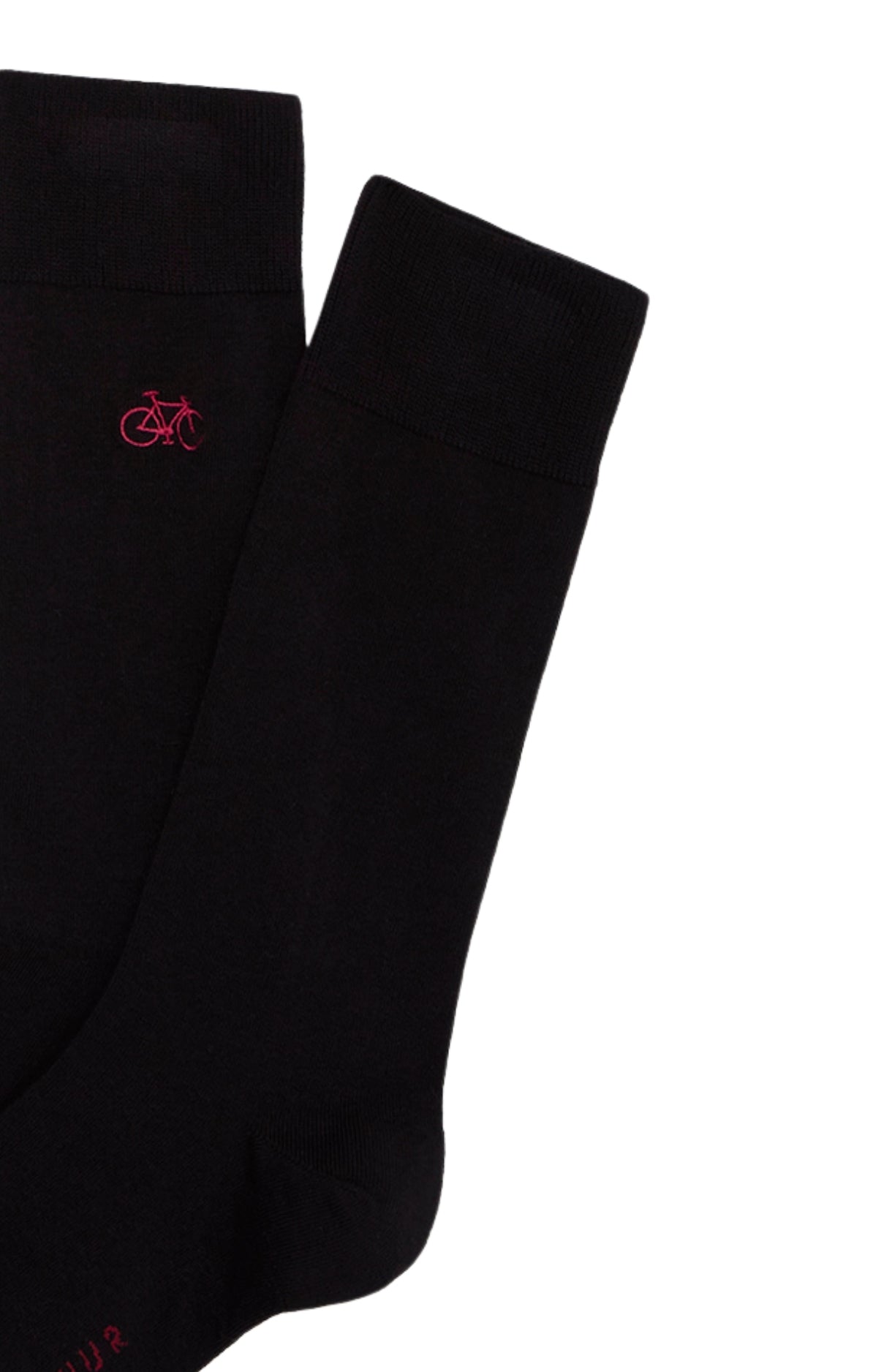 arthur-bob-v-lo-chaussettes-coton-brod-es-noir-40-46 image 2