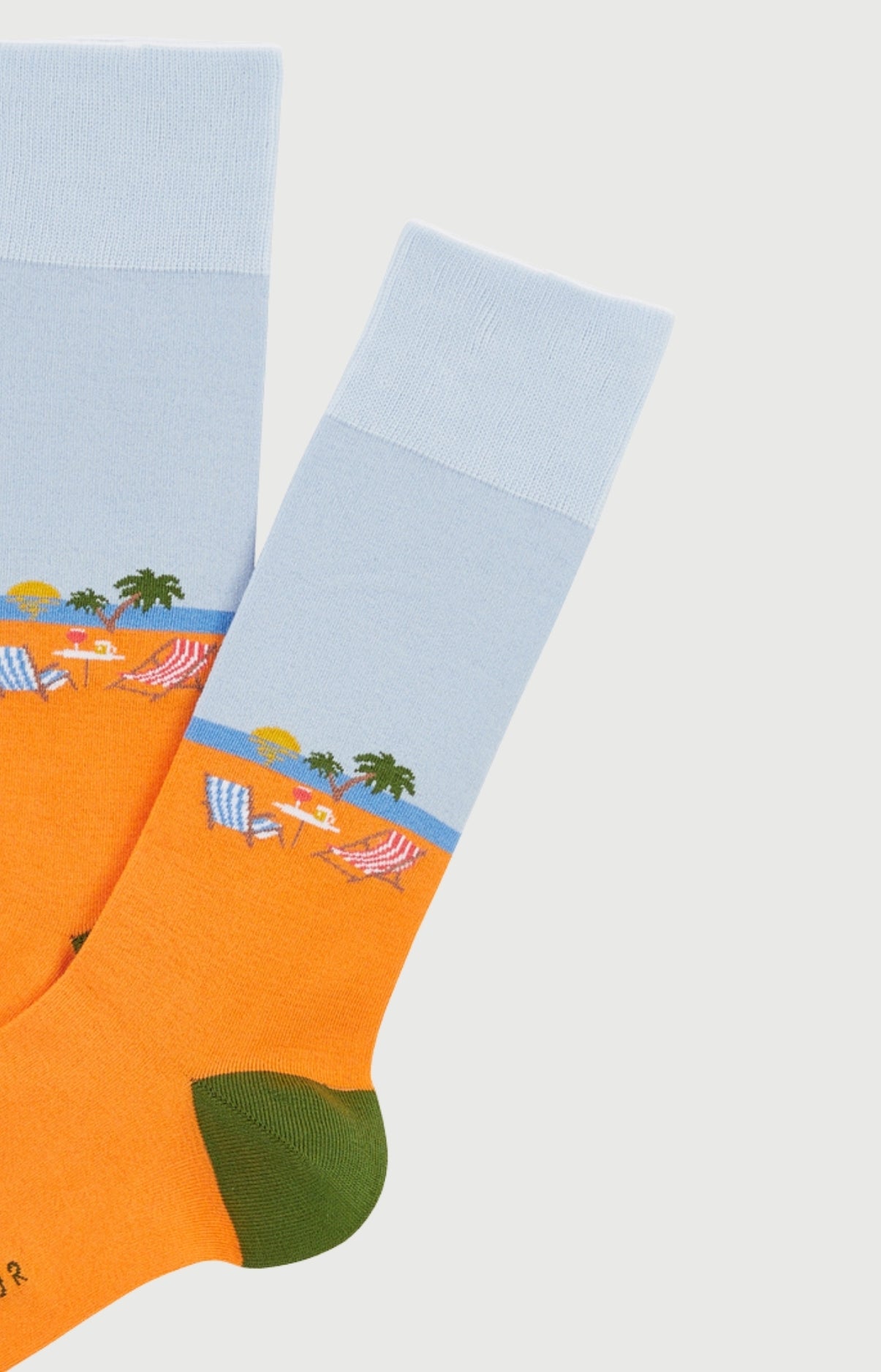arthur-bob-transat-chaussettes-homme-orange-coton image 2