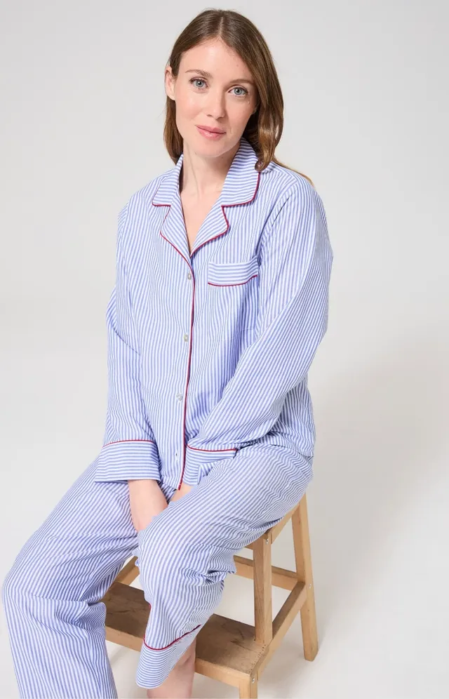arthur-bob-tradi-bleu-pyjama-coton-bio-femme-m image 1